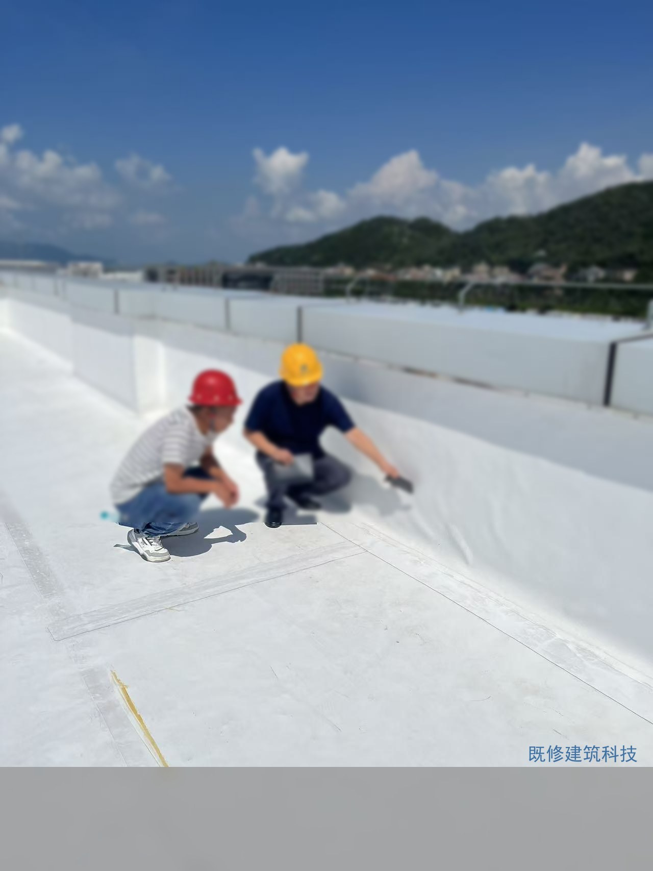 屋面设备区防水整体效果